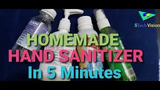 How to make alcohol based hand sanitizer at home