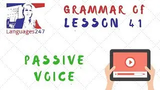 Grammar Practice - English Course Lesson 41 - English Grammar Explained. Passive Voice