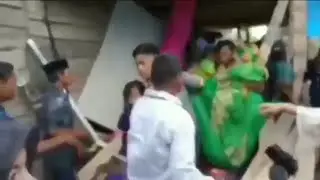 DETIK DETIK RUMAH PENGANTIN ROBOH SAAT AKAD NIKAH