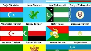 ANA VATAN MARŞI ÖZBEK TÜRKMEN UYGUR TATAR AZER KARAKALPAK KİRGİZ QAZAQ