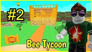 ПОСТРОИЛ ПЧЕЛИНУЮ БАЗУ И СТАЛ КОРОЛЁМ ПЧЁЛ #2 ! ROBLOX Bee Tycoon