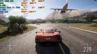 Forza Horizon 5 1080p -High settings, intel xeon E5 2689+GTX 1060 6gb