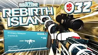 THE *NEW* WARZONE BEST 32 KILL BY GRAVITAS on REBIRTH ISLAND SOLO Gameplay 🔥 ( Mattiu XO )