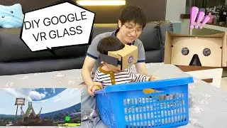 DIY GOOGLE VR Glass and Roller Coaster VR Jurassic Simulation | Virtual Reality Glass