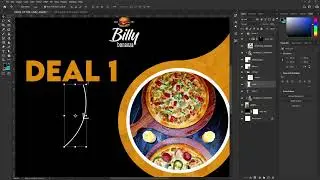 How to Design Black and Orange theme post with Adobe Illustrator.