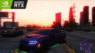Cutting up in my SRT hellcat (GTA V 4K HD)