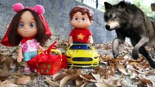 Chapeuzinho Vermelho e o Lobo Mau | Bonecos MARIA CLARA E JP