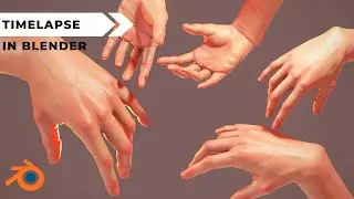 Hands Sculpting in blender 2.9
