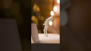 Blender Nutcracker animation #animation  #stopmotion #blender