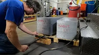 Facing A Large Aluminum Forging
