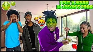 I PUT A SQUID IN JASON'S FOOD 🤢