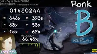 【Osu!】S3RL - Catchit (Radio Edit)│5.67☆│Rank B│Keyboard Mouse