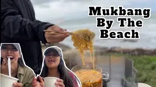 Mukbang by the beach with friends and family