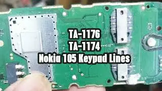 Nokia 105 TA-1176 Kepad  Ways | TA-1174 Keypad Lines