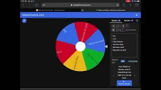 The wheel decided my life