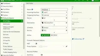 FortiGate / FortiOS  Port Forwarding Malayalam Easy