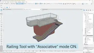 2.20 Railing with "Associative" mode ON.