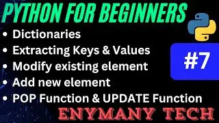 Python Dictionaries: Extract Keys, Update Values & More | Python for Beginners (2025)