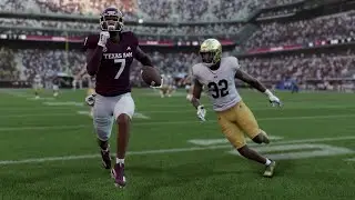 Notre Dame vs Texas A&M - NCAA Football 8/31/24 Full Game Highlights (College Football 25 Sim)