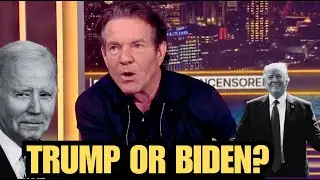 Actor Dennis Quaid Tells Piers Morgan Who He is Voting For in 2024...
