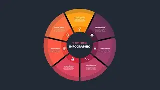 How to Create 7 Steps Circular Infographic in PowerPoint Quickly