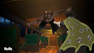 What if Gyomei was in mugen train | gyomei vs akaza (gyomei ) 