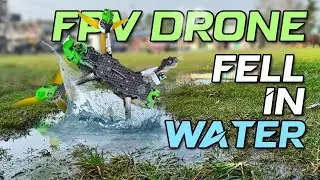 My Drone fell in Water | DVR Footage | FPV India