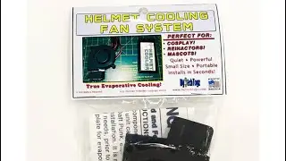 Helmet Cooling Fan for Welders OR Costumes