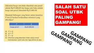 Sistem Persamaan Linier 1 - Pembahasan Soal UTBK 