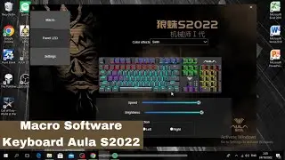 Macro Software Keyboard Aula S2022