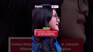 Pancasila University Student Checkmates Speaker: Whoosh It's Not Pride, It's Debt!