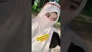 Cantiknya ukhti cadar putih anggun 
