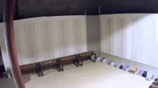 How to Build a GIANT Cyclorama Wall   Time Lapse