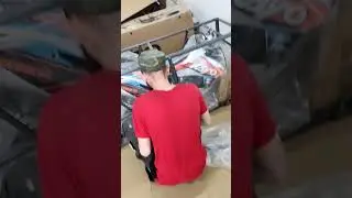распаковка мототехники