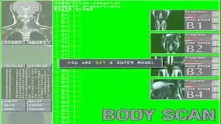 Body Scan Green Screen Animation HD