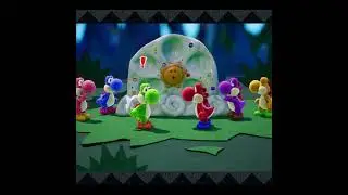 Aw... The poor Yoshi's seem to be lost #yoshicraftedworld #yoshi #craftedworld #shorts