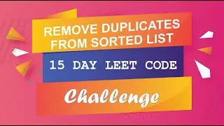 Remove Duplicates from Sorted List - Javascript Leetcode Problem - 