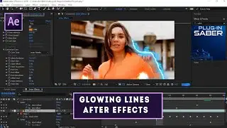 Create Animated Glowing Lines Using Saber Effect in Adobe After Effects