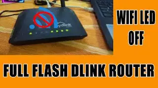 DLINK ROUTER WIFI LED OFF ! || DLINK ROUTER NOT WORKING WITH ON ALL LIGHT