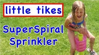 Little Tikes Superspiral Sprinkler Unboxing and Playtime  \\  More Summertime Fun in 4K