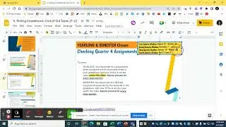 SIS Rolling Gradebook: End of Year Checking Assignments - Semester Classes