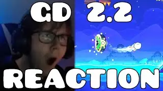 PLAYING GEOMETRY DASH 2.2 FOR THE FIRST TIME!