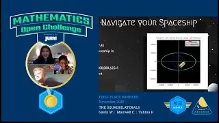 Gavin W., Maxwell C., & Tuhina P., Sigma League, 1st Place, Juni Mathematics Open Challenge Nov 2020