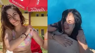 HAVUZ KEYFİ (TikTok takipçilerim yanıma geldi )  