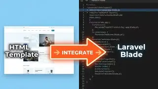 How to integrate template in Laravel step by step