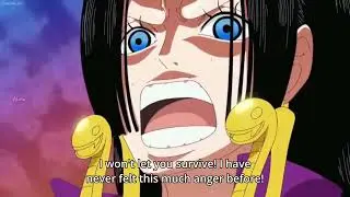 Boa Hancock is angry because someone touched luffy - onepiece moments