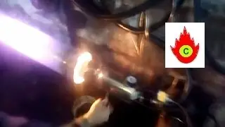 Горелка на отработке СЭМЭН 3-170АВ. В печь, котел.