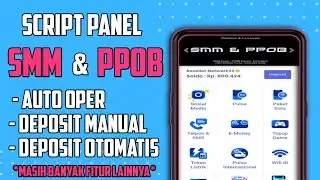Script Panel SMM & PPOB Terintegrasi dengan tripay payment (GRATIS)