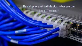 Half duplex and full duplex and what are the key differences?  Network concept.