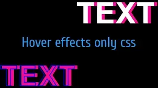 Text Animation effects using CSS#html#css